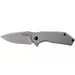Couteau pliant kershaw mod�le valve manche en frn argent�