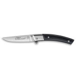 Couteau pliant manche en bois d'ébène claude dozorme modèle le thiers secure Couteau pliant manche en bois d'ébène claude dozorme modèle le thiers secure