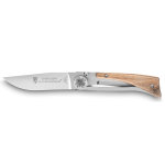 Couteau pliant manche en bois noyer claude dozorme modèle alpin Couteau pliant manche en bois noyer claude dozorme modèle alpin