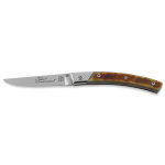 Couteau pliant manche en corne de bélier claude dozorme modèle le thiers secret Couteau pliant manche en corne de bélier claude dozorme modèle le thiers secret
