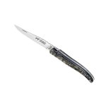 Couteau pliant manche plein corne blier laguiole le fidle