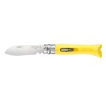 Couteau pliant opinel bricolage n09 manche jaune