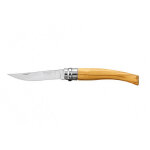 Couteau pliant opinel effil� n�08 manche olivier