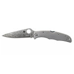 Couteau pliant spyderco modèle endura 4 titanium damas Couteau pliant spyderco modèle endura 4 titanium damas