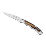 Couteau pliant avec tire bouchon laguiole bougna baroque bois zbr