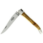 Couteau de poche forge de laguiole manche en pistachier Couteau de poche forge de laguiole manche en pistachier