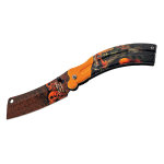 Couteau de poche herbertz modle 592 dcor 3d la faucheuse manche alu 12cm