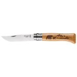 Couteau de poche opinel gravures animalia ours n�08