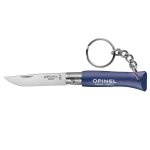 Couteau de poche opinel porte - clés colorama n°04 lame 5cm bleu foncé Couteau de poche opinel porte - clés colorama n°04 lame 5cm bleu foncé