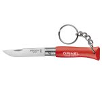 Couteau de poche opinel porte - clés colorama n°04 lame 5cm rouge Couteau de poche opinel porte - clés colorama n°04 lame 5cm rouge