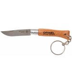 Couteau de poche opinel tradition inox porte - cl�s n�04
