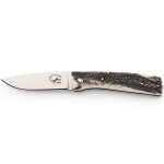 Couteau de poche outdoor en corne de cerf mod�le 64267 salamandra