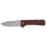Couteau de poche qsp hawk manche en bois
