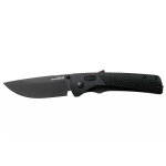 Couteau de poche sog flash at blackout en frn noir 11, 6cm