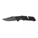 Couteau de poche sog trident at manche en frn 13, 5cm noir