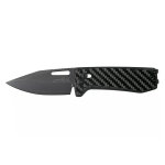 Couteau de poche sog ultra xr en fibre de carbone noir 9cm