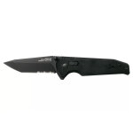 Couteau de poche sog vision xr manche en g10 11, 8cm noir