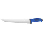 Couteau � poisson bargoin lame crant�e 35cm manche bleu