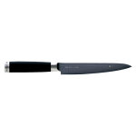 Couteau � poisson kai michel bras 15cm n�2 acier inox + fourreau en bois