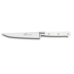 Couteau sabatier steak lame lisse 13cm toque blanche forg