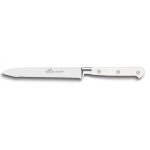 Couteau sabatier universel 12cm toque blanche forgé avec dents Couteau sabatier universel 12cm toque blanche forgé avec dents