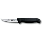 Couteau  saigner lapin lame lancette 10cm manche fibrox noir victorinox 5. 5103. 10