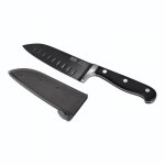 Couteau santoku 15cm alv�ol� kuhn rikon noir