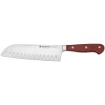 Couteau santoku forg lame alvole 17cm gamme classic colour tasty sumac wusthof