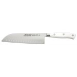Couteau santoku forg� riviera white arcos lame 18cm acier nitrum�
