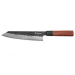 Couteau sayuto sequoia san mai mod�le chef 21cm brute de forge
