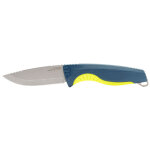 Couteau sog aegis fx lame 9, 3cm en frn bleu / jaune