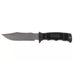 Couteau sog seal pup lame 12cm manche en frn noir