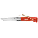 Couteau pour les sorties nature opinel n7 baroudeur coloris orange