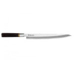 Couteau spécial sashimi 27cm Ébène 7cr sayuto Couteau spécial sashimi 27cm Ébène 7cr sayuto