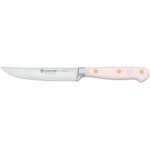 Couteau  steak forg lame 12cm gamme classic colour pink himalayan salt wusthof forg