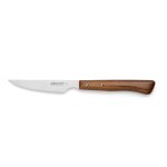 Couteau � steak manche bois arcos lame lisse