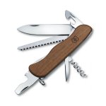 Couteau suisse mod�le forester wood 11cm avec 7 pi�ces - bois de noyer