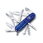 Couteau suisse huntsman victorinox bleu translucide 91mm