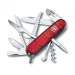 Couteau suisse huntsman victorinox rouge translucide 91mm