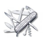 Couteau suisse huntsman victorinox silvertech gris translucide 91mm Couteau suisse huntsman victorinox silvertech gris translucide 91mm