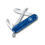 Couteau suisse my first 2 victorinox bleu translucide 84mm