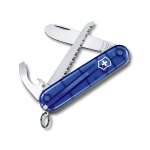 Couteau suisse my first 2 victorinox bleu translucide 84mm Couteau suisse my first 2 victorinox bleu translucide 84mm