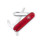 Couteau suisse my first 2 victorinox rouge translucide 8. 4cm