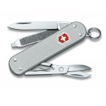 Petit couteau suisse de poche victorinox classic alox silver 58mm 5 fonctions