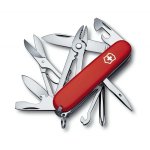 Couteau suisse victorinox tinker deluxe rouge 91mm 18 fonctions