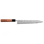 Couteau sujihiki masashi yamamoto 27cm acier sld damas Couteau sujihiki masashi yamamoto 27cm acier sld damas