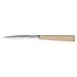 Couteau de table opinel bon app�tit bois n�125 en inox manche en bois de charme