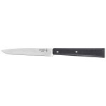 Couteau de table opinel bon app�tit bois n�125 en inox manche en charme noir