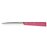 Couteau de table opinel bon apptit bois n125 manche en charme fuchsia