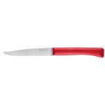 Couteau de table opinel bon apptit + en inox manche rouge